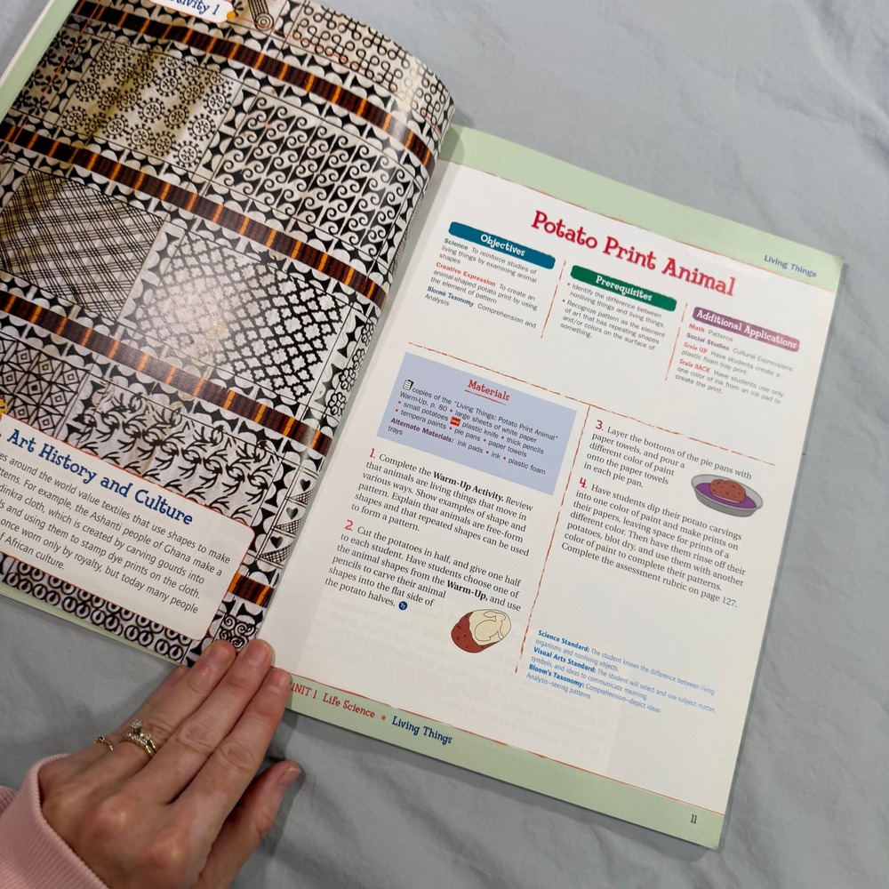 SRA Science Art Connections Activity Book PreK-6 McGraw-Hill 2005 STEM Resource - Picture 8 of 10